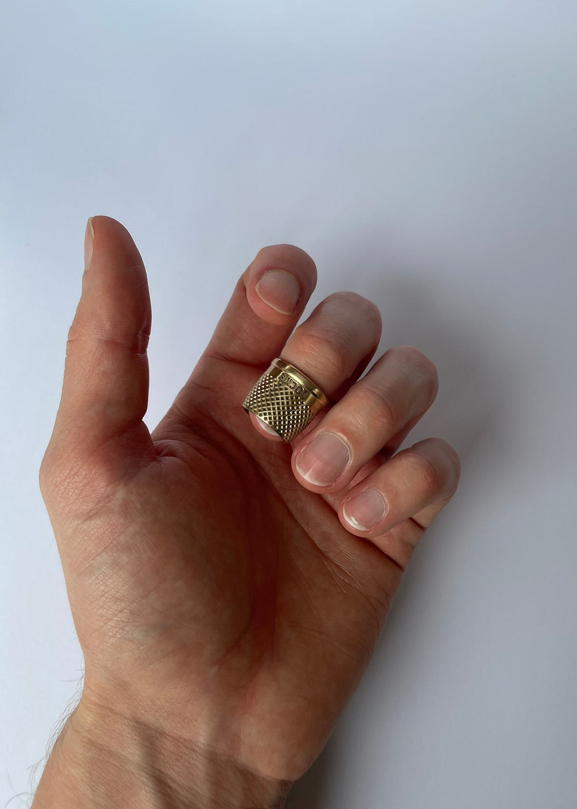 Tailor's Thimble - Bronze/White Bronze